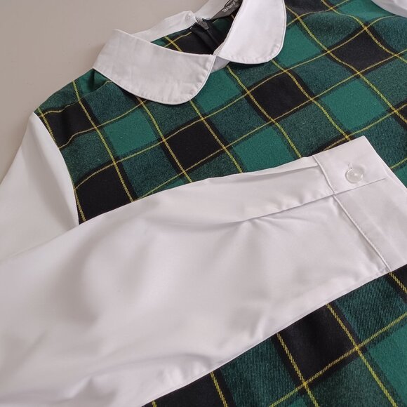 Allegra K Academia Plaid Mini Shift Dress - Picture 4 of 16